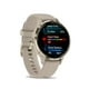 thumbnail image 2 of Correa de silicona gris dorado para smartwatch Garmin Venu 3S de 41 mm, 2 of 8