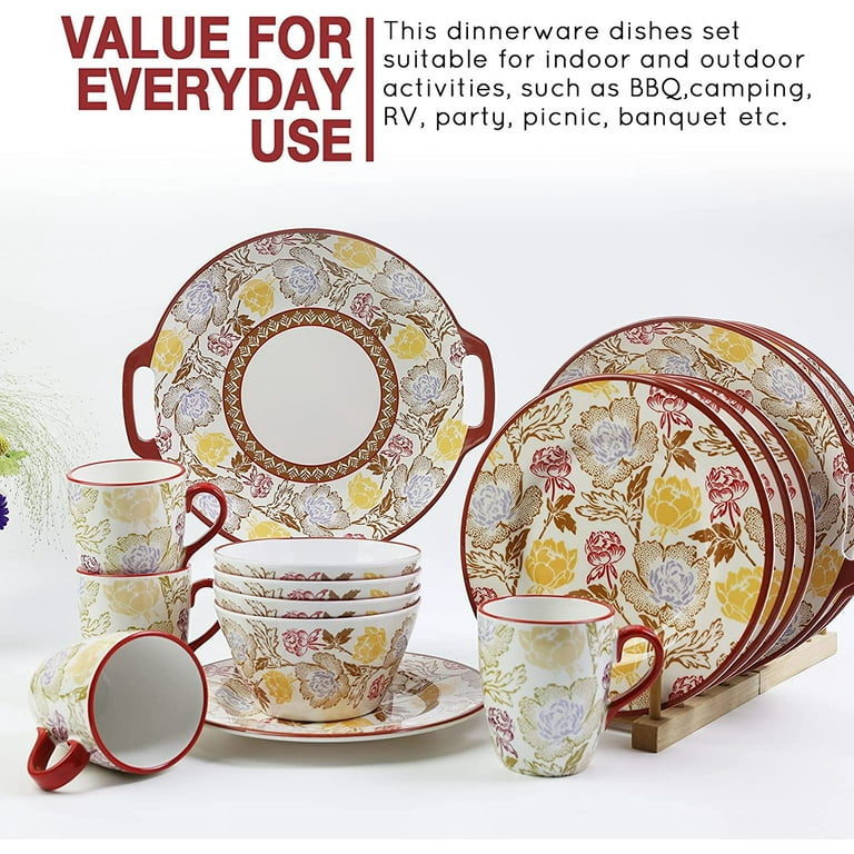 Melamine Dinner Camping Plate Set For Melamine Dinnerware Set For