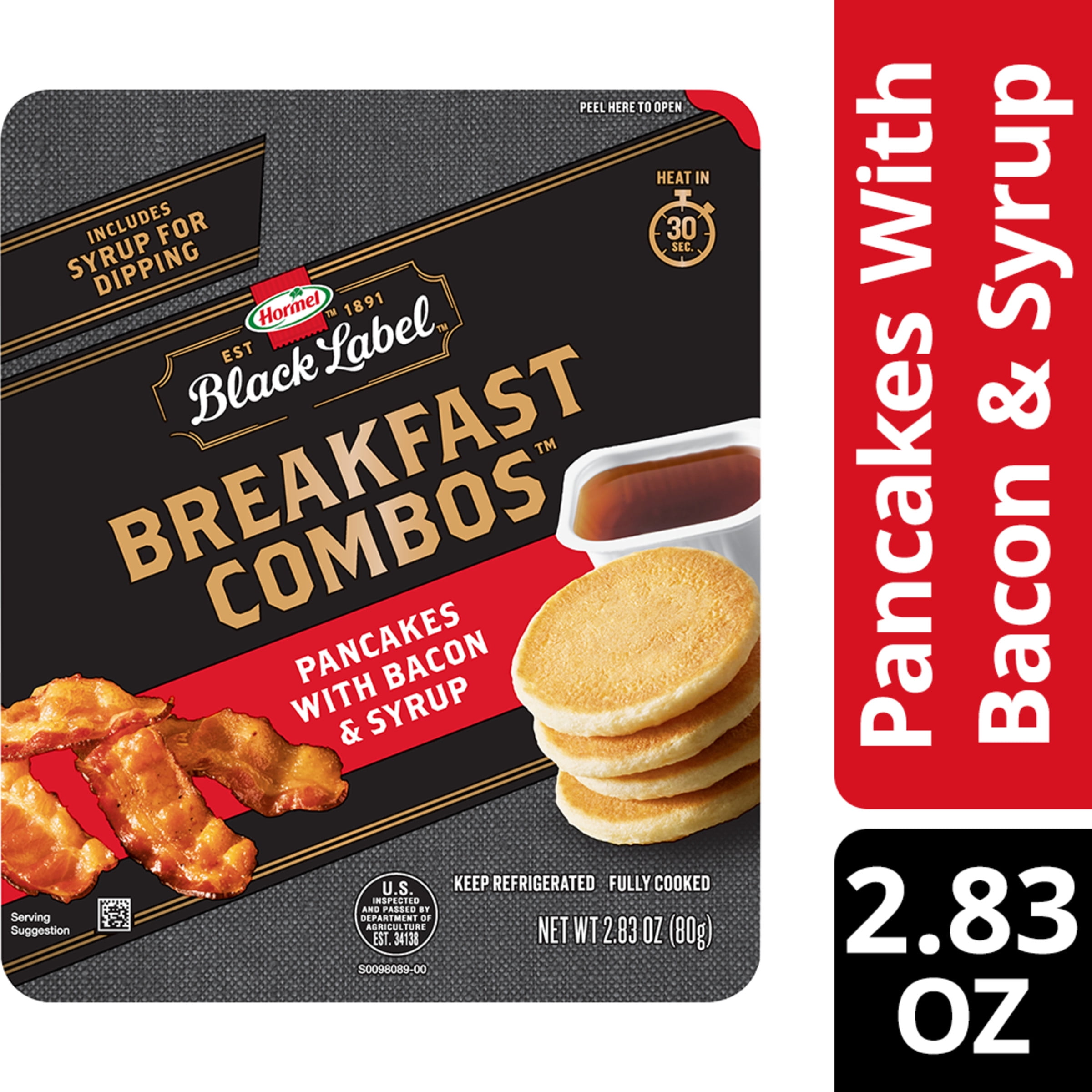 Hormel Black Label Breakfast Kit with Pancakes and Bacon, 2.83 oz