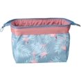 thumbnail image 1 of flamenco, 18 13 9 cm Petite Trousse De Toilette Compacte Et Pliante Trousse Cosmtiques Fleurs De Style Japonais, 1 of 5