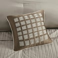 thumbnail image 3 of 7 Piece Polyester Charmeuse Comforter Set Taupe Queen, 3 of 10