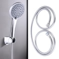 thumbnail image 3 of Manguera de ducha galvanizada de acero inoxidable con rosca G1/2" de 2 m para baño doméstico. Accesorio de baño., 3 of 14