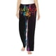thumbnail image 1 of Fotbe Neon Psychedelic Giraffe Pantalones de Pijama para Mujer, Pantalones de Dormir, Pantalones Pj con Cordón y Bolsillos-Large, 1 of 6