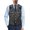 Bat Spider Web Print, variant on Adjustable Back Strap Dress Jackets for Formal Wedding, Woven Fabric Slim Fit V-Neck Vests, Christmas Elf Costume Candy Cane