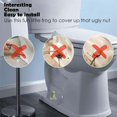 thumbnail image 7 of Hilingoto Clearance! Zen Sitting Frog Toilet Decoration Ceramic Toilet Covers Ceramic Frog Toilet Cover Toilet Covers Decorative Frogs Fits Toilet Up to 0.8 Inches in Diameter (C*2), Desktop Ornament, 7 of 7