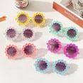 thumbnail image 2 of Nuevas gafas de sol para niños, gafas de sol redondas con flores para niños, niñas, niños, bebés, gafas deportivas, gafas UV400, gafas de protección solar para exteriores Tan Jianjun unisex, 2 of 2