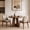 Biscuit, variant on 19.7" W Faux Leather Dining Chairs Set of 2, Modern Upholstered Kitchen Chairs with Solid Wood Legs, Easy Clean, Brown