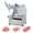 fully automatic, variant on 240W Commercial Electric Meat Slicer, Semi-Automatic Deli Food Slicer with 10" Chromium-Plated Steel Blade, 0-0.5 Inch Adjustable Thickness for Meat, Bread, Cut Meat and Cheese, Frozen Foods