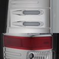 thumbnail image 5 of AKKON - For [L-Shape LED Light Tube] 16-18 GMC Sierra 1500 Chrome Clear Tail Lights Brake Lamp Assembly Pair, 5 of 7