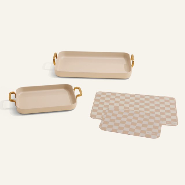 Our Place Essentials Griddle Pan Set (4 piece) Cream