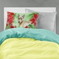 thumbnail image 2 of Carolines Treasures CK1328PILLOWCASE Thaï Ridgeback Poinsettas Tissu Taie d'Oreiller Standard, 2 of 2
