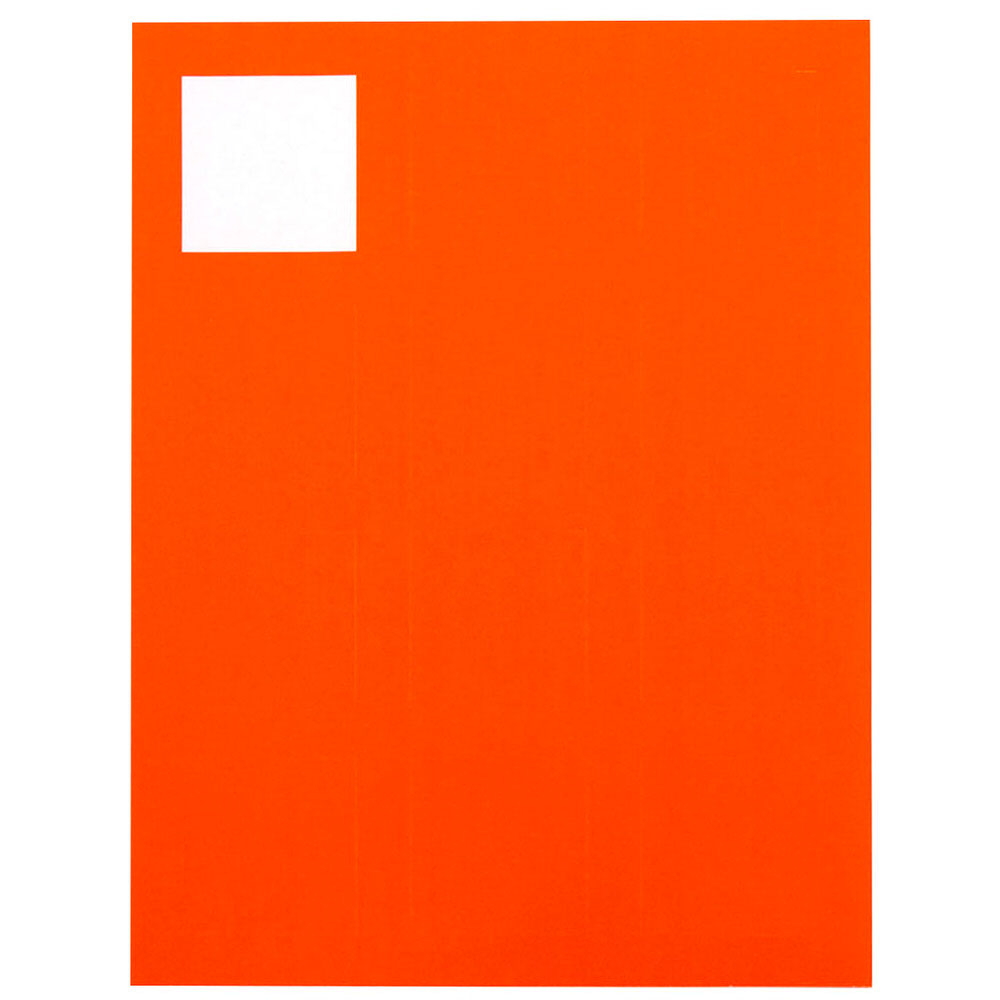 JAM Paper Square Address Labels Stickers, 2 x 2, Neon Red, 120 per Pack