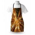 thumbnail image 3 of Forest Apron Big High Beech Trees Deciduous Shedding Canadian Maples America Inspired Idyllic, Unisex Kitchen Bib Apron with Adjustable Neck for Cooking Baking Gardening, Orange Brown, by Ambesonne, 3 of 3