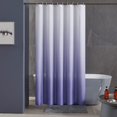 thumbnail image 1 of Cortina de ducha original con degradado violeta, tela lavable antimoho, 180 x 180 cm, impermeable, de poliéster, con ganchos., 1 of 1