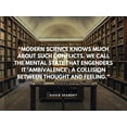 thumbnail image 2 of ArtsyQuotes 14x12 White Modern Wood Framed Museum Art Print Titled - David Seabury Quote: Modern Science, 2 of 4