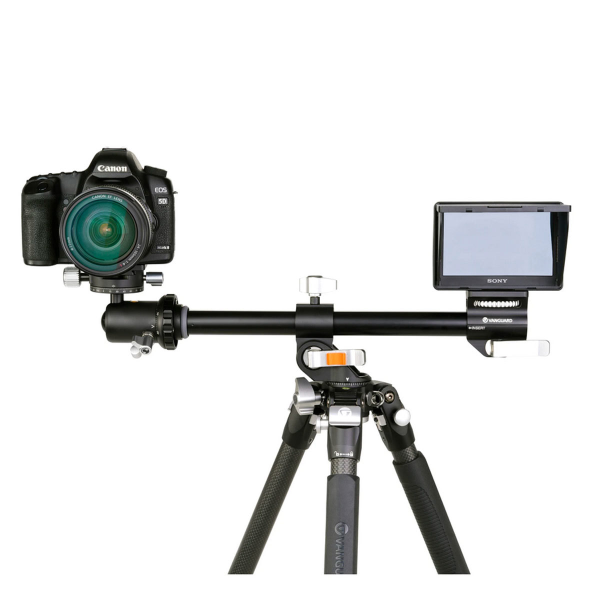 Vanguard VEO 3+ 263CB 160S 3-Section Carbon Fiber Tripod with Ball Head, Black