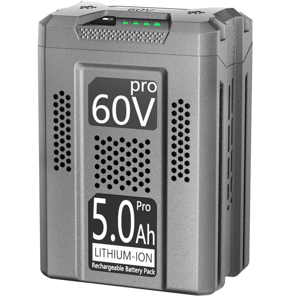 FSKE 5.0AH Replacement for Greenworks 60V Battery, Fit for 75  Green Works 60V Tools & Greenworks Battery LB60A03 LB60A02 LB60A00