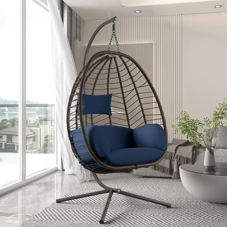 Rotating egg chair discount
