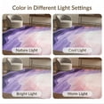 thumbnail image 7 of ODIKA 2'x3' Ultra-Soft Accent Mat, Purple Abstract Watercolor Ombre Brushstroke Motifs Swirl Contemporary None Washable, Bare feet friendly, Easy Care Indoor rug for Bedside, Footrest, 7 of 7