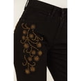 thumbnail image 2 of Shyanne Women's Sand Palm High Rise Embellished Flare Jeans - SWHO23J50 33W x 34L, 2 of 4