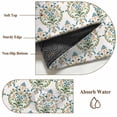 thumbnail image 6 of Large Area Rugs for Living Room Bedroom, Vintage Abstract 8'x10' Rug Washable Carpet Runner Indoor Outdoor, Retro Floral Texture Green Non Slip Floor Mats Rug for Kitchen, Patio, 6 of 8