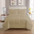 thumbnail image 2 of Set de edredón Sweet Home Collection Taupe Twin, 7 piezas, 2 of 6