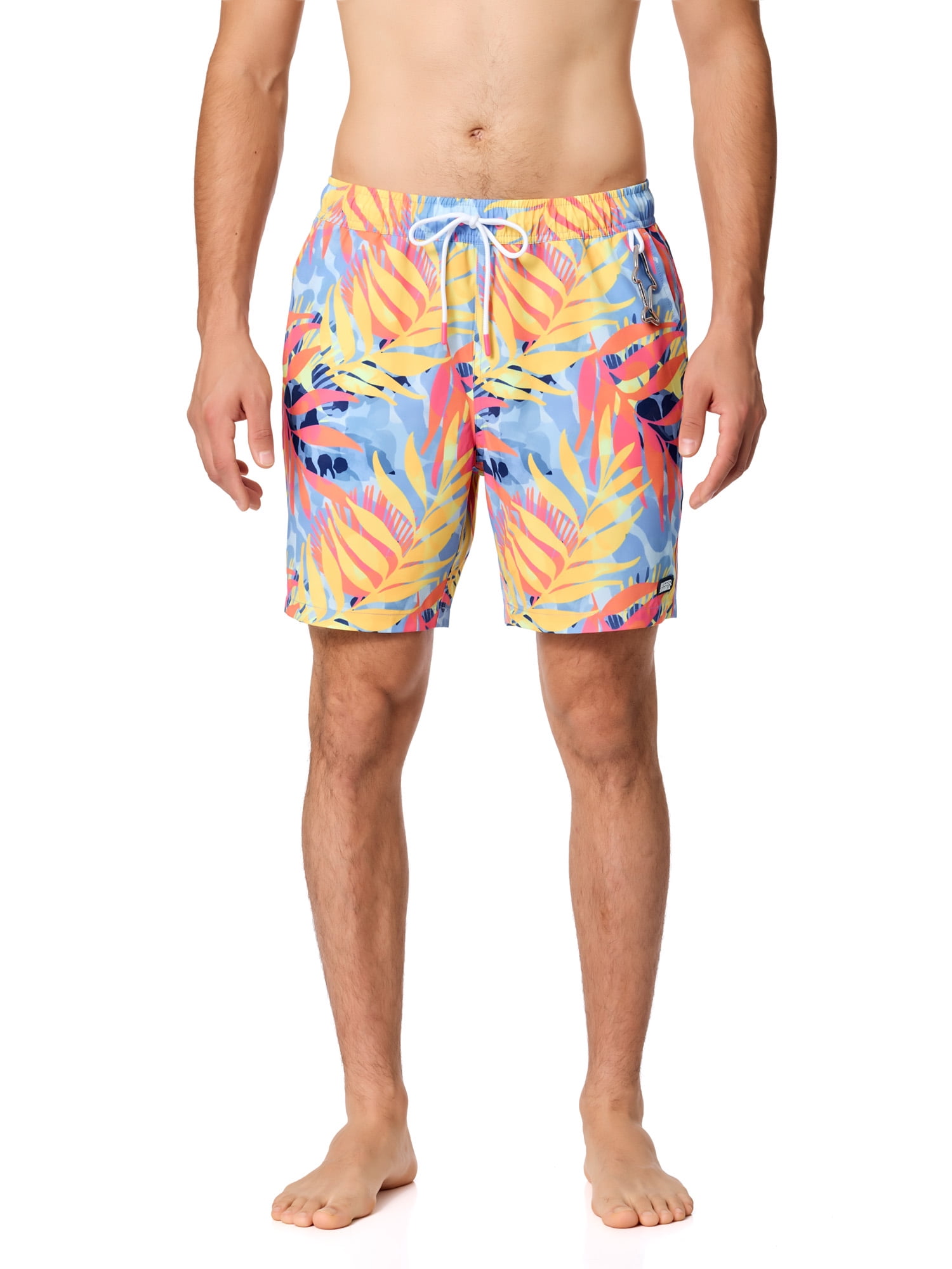 Rugged Shark Mens & Big Mens Swim Trunks, 7" Inseam, Sizes S-3XL