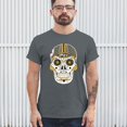 thumbnail image 4 of Pittsburgh Sugar Skull T-shirt Steel City Football Fan Tailgating Men's Tee, 4 of 7