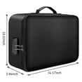 thumbnail image 3 of VONKY Document Storage Box with Password Lock Multifunctional Multi-Layer Files Handbag Women Travel Large Organizer Home Accessories, 3 of 5