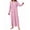 Pink Flower, variant on Avidlove Women's Long Sleeve Nightgown Long Sleepshirts Henley Sleep Dress Full Length Sleepwear