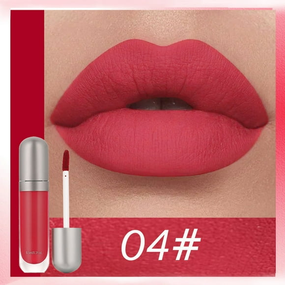 UHGEAX Velvet Lipstick Makeup Lip Plumper Beauty Lip Stains Non Stick Cup Lip Glaze Moisturizing Moisturizing Long Lasting Non Fading White Lip Glaze Lip Gloss 8.5ml Lip Back to School Essentials