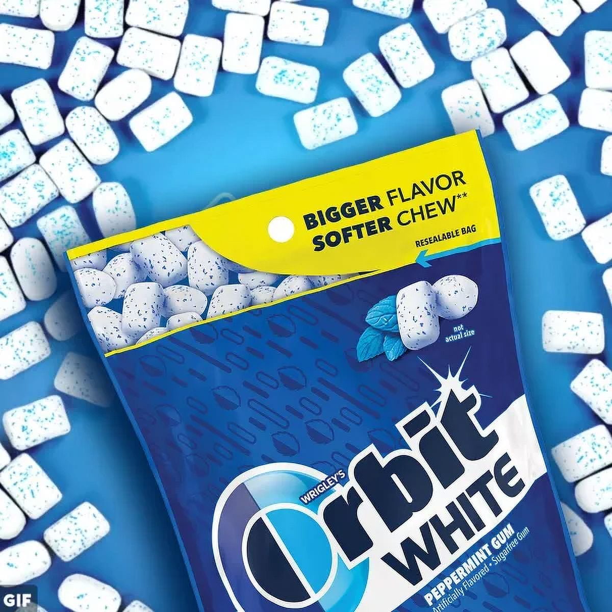 Orbit White Peppermint Gum Bulk - 8.5oz/120ct