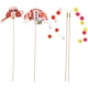 thumbnail image 1 of 4 piezas de adornos decorativos para tartas de estilo japonés, para el hogar, para jarrones, 1 of 8