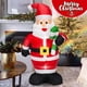 thumbnail image 4 of Papá Noel inflable con luces Santa Decoración Juguete 120 cm Inflable Luminoso Blow Decoración de Navidad para Holiday Adaptador de Estados Nav Soledad  Papá Noel inflable, 4 of 6