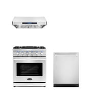 Best Kitchen Appliance Packages - Cosmo 3 Piece Kitchen Appliance Packages with 30" Review 