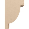 thumbnail image 3 of 8"W x 16"D x 24"H Classic Alpine Rough Cedar Woodgrain TimberThane Corbel, Primed Tan, 3 of 6
