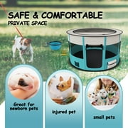 Dog Playpen,LAKWAR Large Pet Playpen for Dogs & Cats, 10.23 sq ft Pet Pen Playpens Foldable Portable Indoor Outdoor House with Carrying Case for Cat Puppy Rabbit