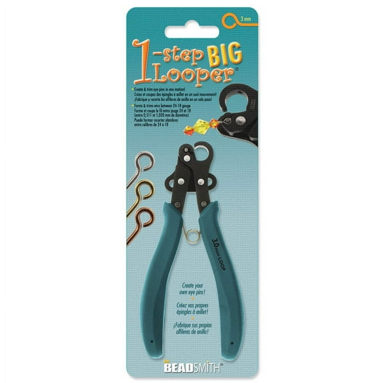 BeadSmith 1-Step Big Looper Plier, Makes 3mm Loops With 26-18