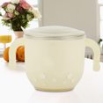 thumbnail image 3 of Taza de agua con aislamiento térmico con bonito patrón de estrella de acero inoxidable con asa para niños (Beige), 3 of 8