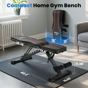 FLYBIRD Adjustable Foldable Weight Bench for Adult with 660 lb Capacity