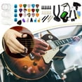 thumbnail image 3 of Guitar Accessories Kit,Acoustic Guitar Changing Tool,Including Acoustic Strings, Picks, Capo, Winder&Cutter, T Guitar String, 3 of 7