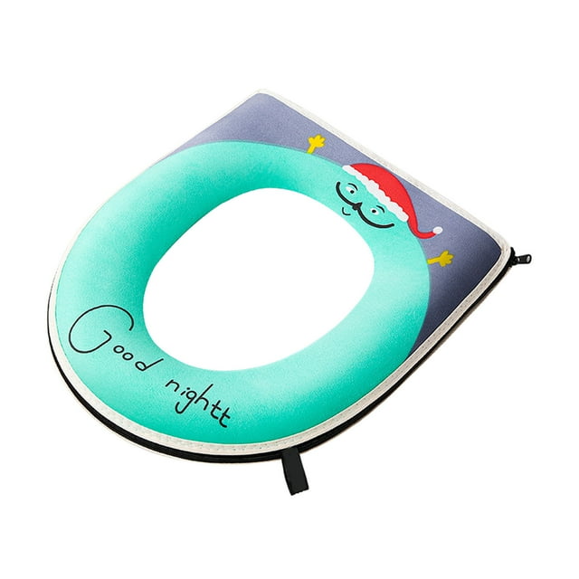 Housse de Coussin de Siège de Toilette Bidet Imprimée à Fermeture Éclair, Coussinet de Bidet pour la Maison, Housse de Siège de Toilette Hydroponique