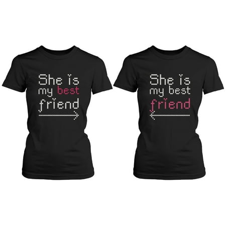 BFF Matching Shirts - She's My Best Friend with Arrows - Gift for (Gifts For My Best Friend Female)