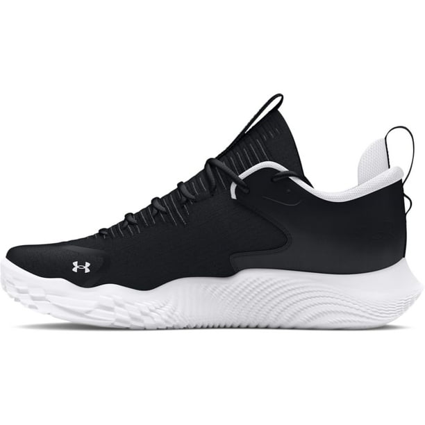 Zapatillas Under Armour Flow Ace Low para mujer, color negro/blanco/blanco