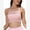 Pink, variant on IDOPIP Lace Bralette for Women Spaghetti Strap Keyhole Cutout Back Sheer Camisole Tanks Going Out Tops S-3XL