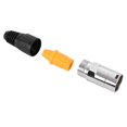thumbnail image 4 of ANMBEST 10PCS Round IP65 Dustproof Waterproof Connector, Compatible with RJ45 Cat5/5e/6 8P8C Female Ethernet Panel Mounting Shielded Waterproof Connector, 4 of 15