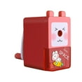 thumbnail image 2 of Pencil Sharpening Machine Space Pencil Sharpener Hand Crank Manual Sharpener Animal Cartoon Pencil Cutter For School Stationery Students Supplies Children Kids Gift (Hand Sp,1 Pencil Sharpener, 2 of 8