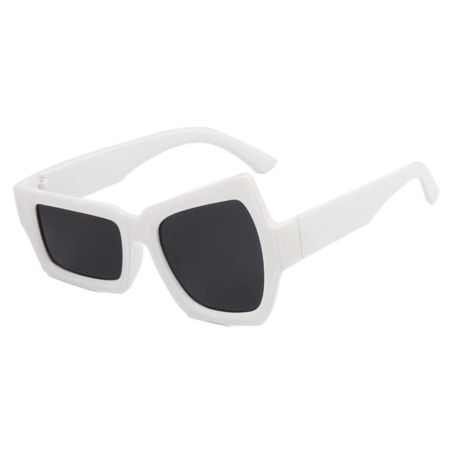 Gafas de sol de fiesta novedosas Colcomx asimétricas retro