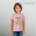 thumbnail image 2 of Girl's Pokemon Gotta Catch ‘Em All Flowers Graphic Tee Light Pink X Small, 2 of 9