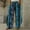 Mint Green, variant on Jjayotai Women's Wide Leg Boho Pants, Smock High Waist Yoga Palazzo Trousers, Summer Beach Pants Blue XL